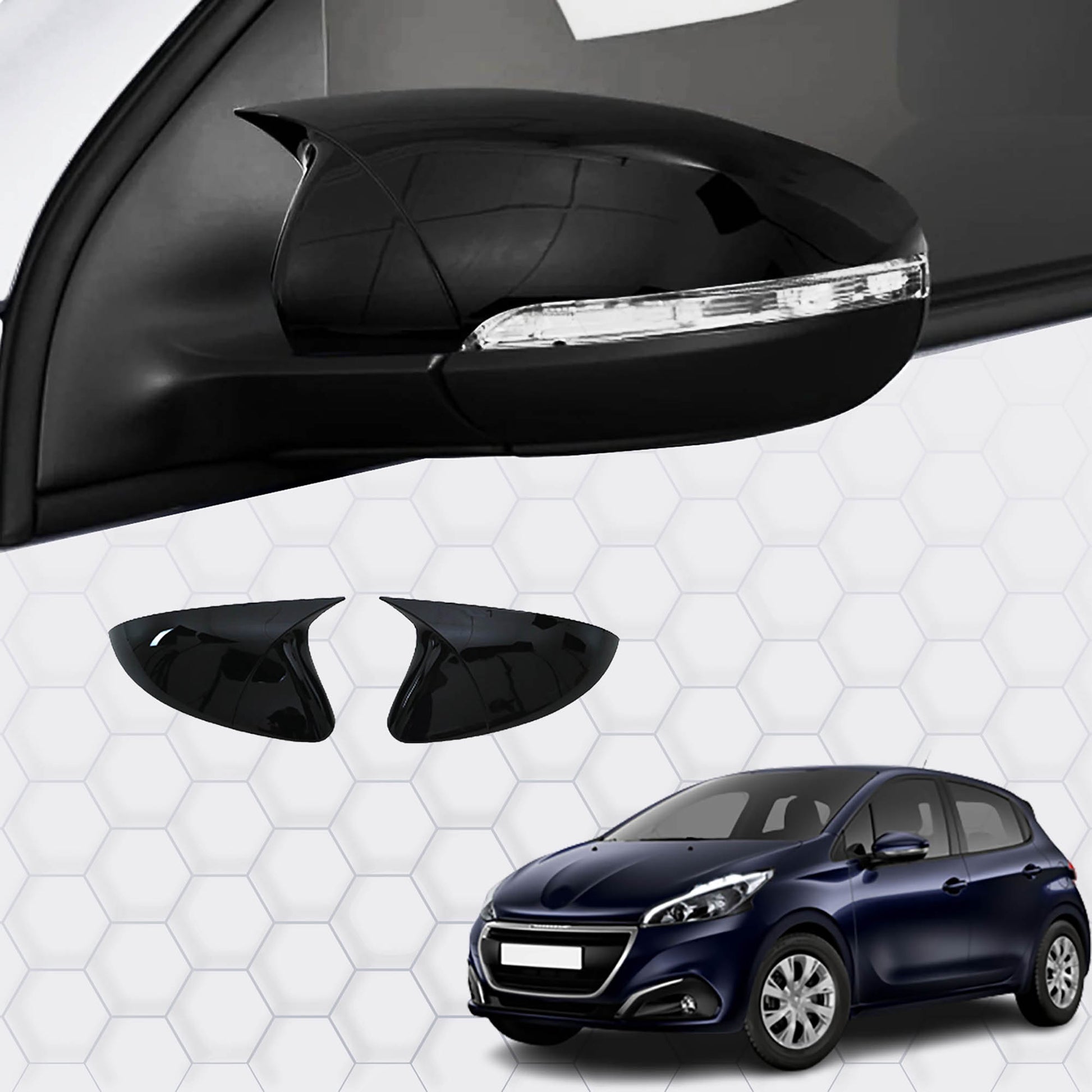 Peugeot 208 Yarasa Ayna Kapağı Aksesuarları Detaylı Resimleri, Kampanya bilgileri ve fiyatı - 1