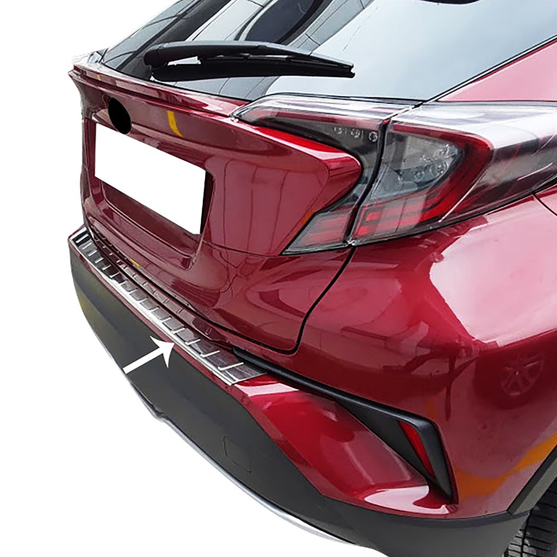 Toyota Ch-R Krom Arka Tampon Eşiği Aksesuarları Detaylı Resimleri, Kampanya bilgileri ve fiyatı - 4