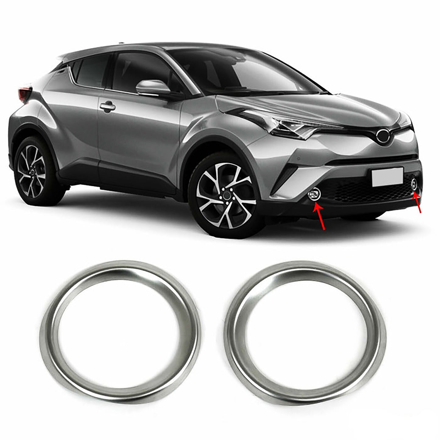 Toyota Ch-R Krom Sis Farı Çerçevesi Aksesuarları Detaylı Resimleri, Kampanya bilgileri ve fiyatı - 1