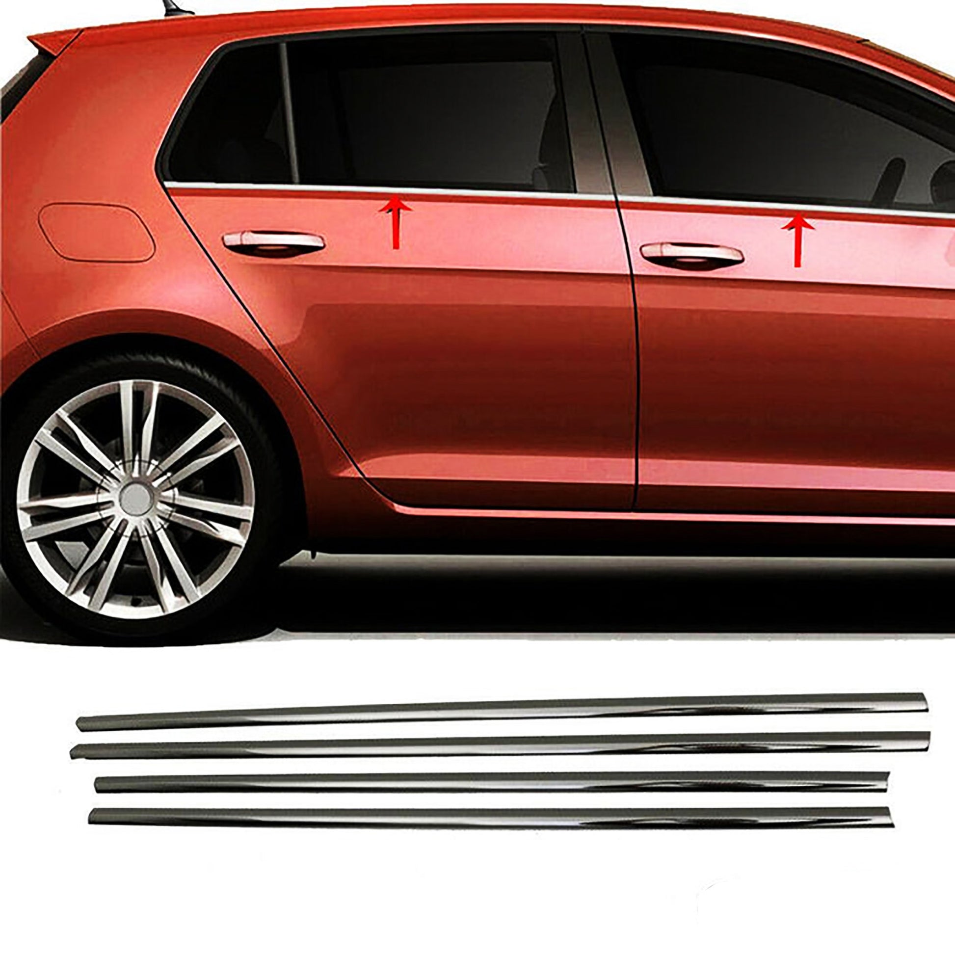 Volkswagen Golf 7 Cam Çıtası Aksesuarları Detaylı Resimleri, Kampanya bilgileri ve fiyatı - 1