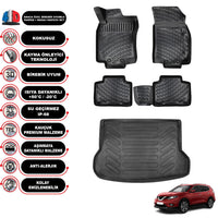 Nissan X-Trail 7 Seats 2014-2020 Araca Özel 4D Paspas + Bagaj Havuzu Set Modeli ve Fiyatı 18335
