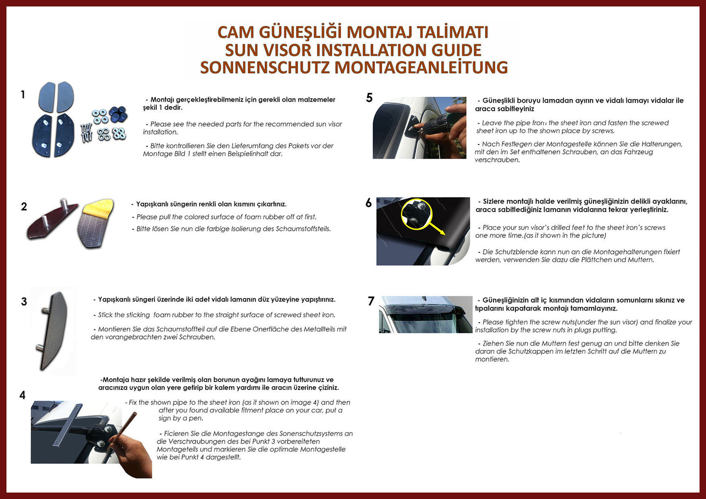 Renault Mascott Ön Cam Güneşliği Aksesuarları Detaylı Resimleri, Kampanya bilgileri ve fiyatı - 7